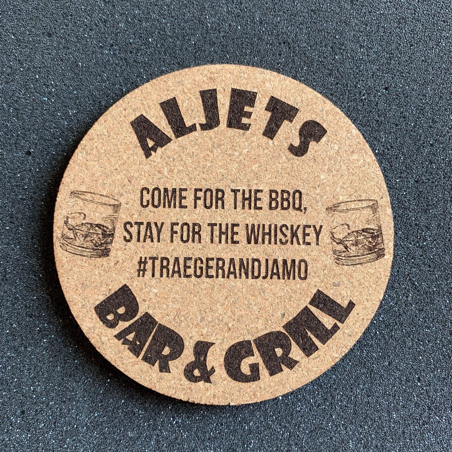 Personalized Cork Coasters