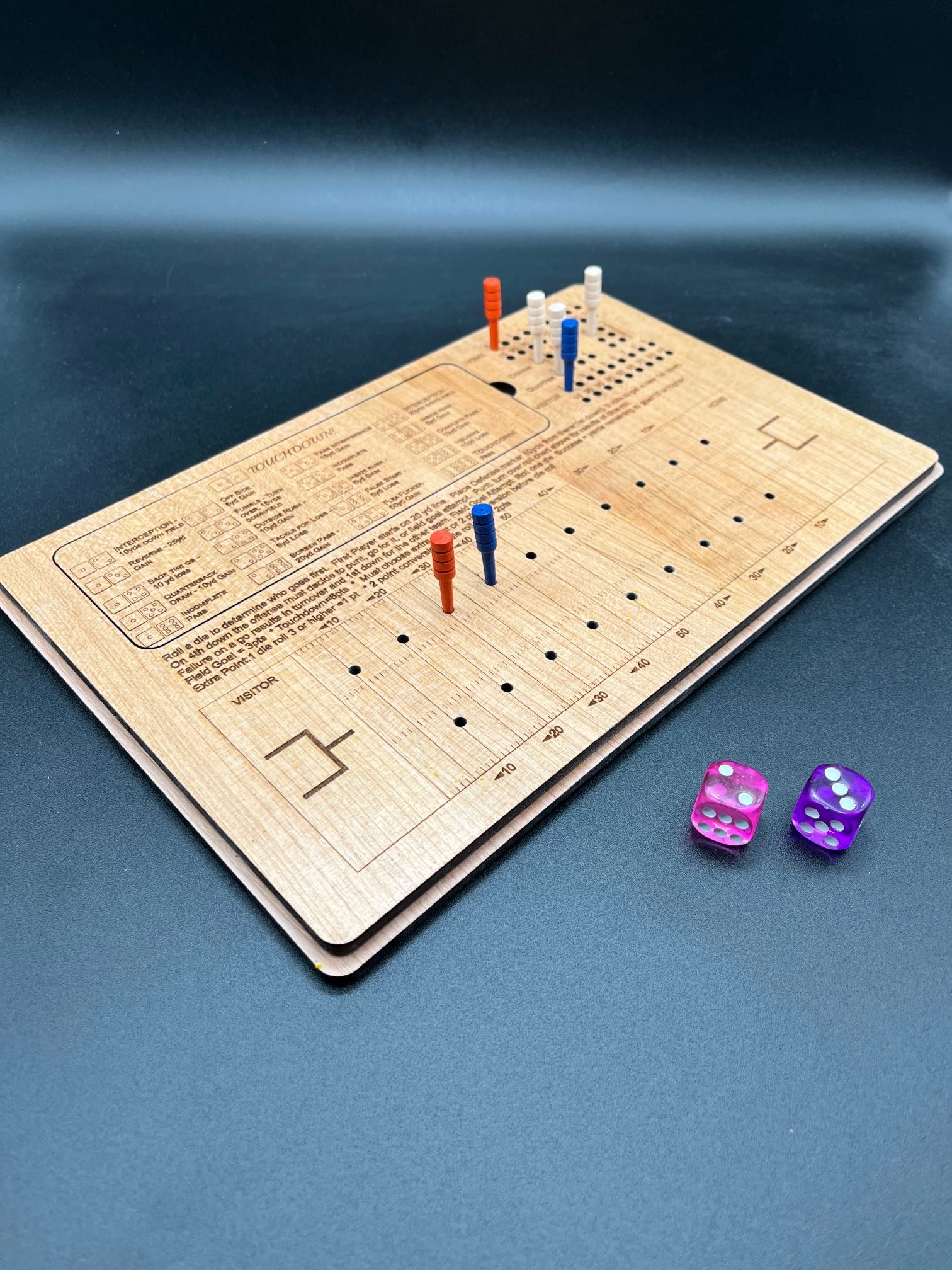 Touchdown!  A football dice game!